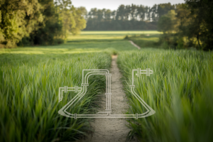 champ-vert-chemin-tuyaux