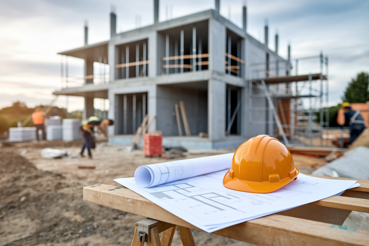 chantier-maison-moderne-plans-casque
