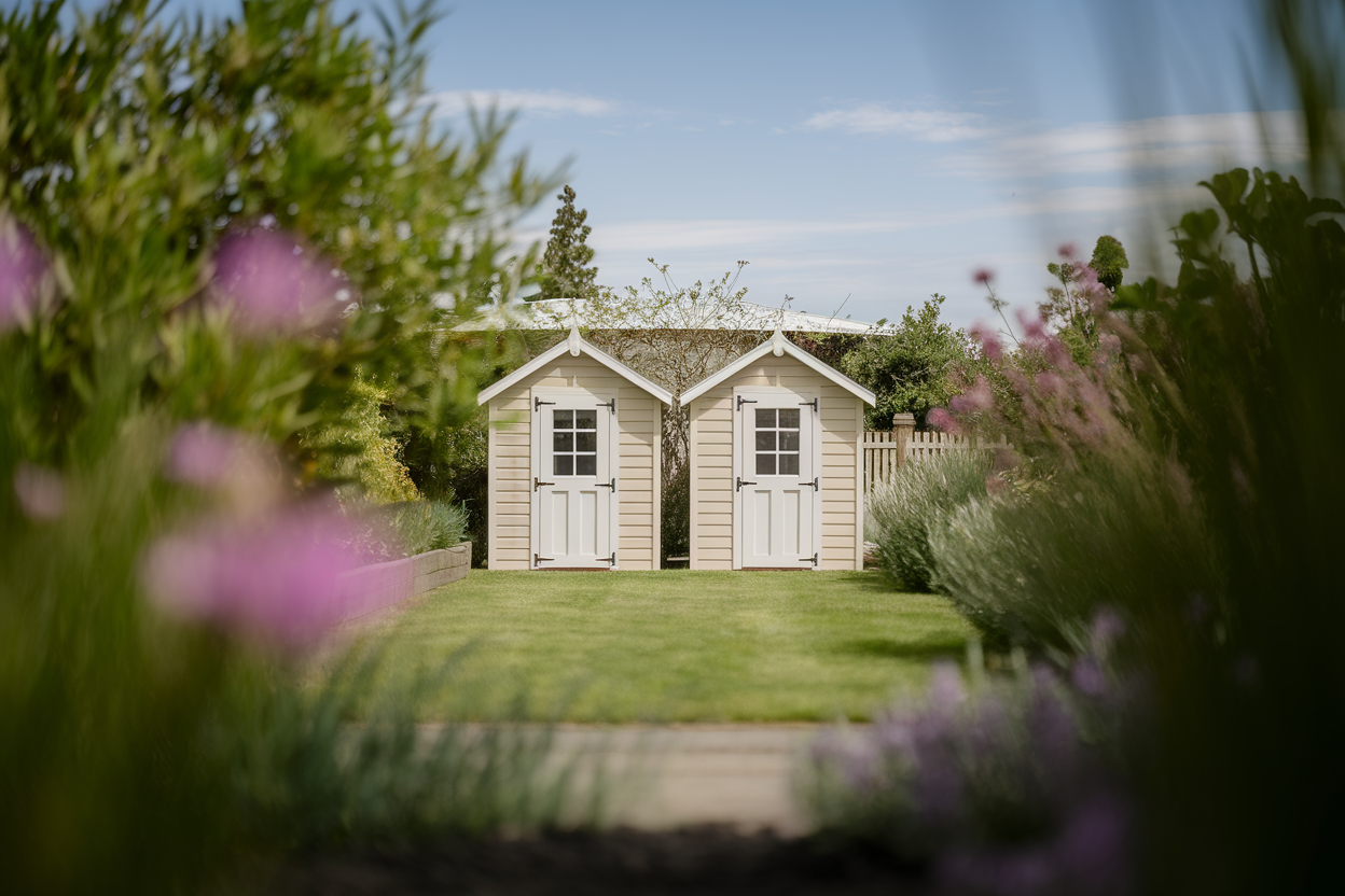 deux-cabanes-jardin-fleurs-verdure