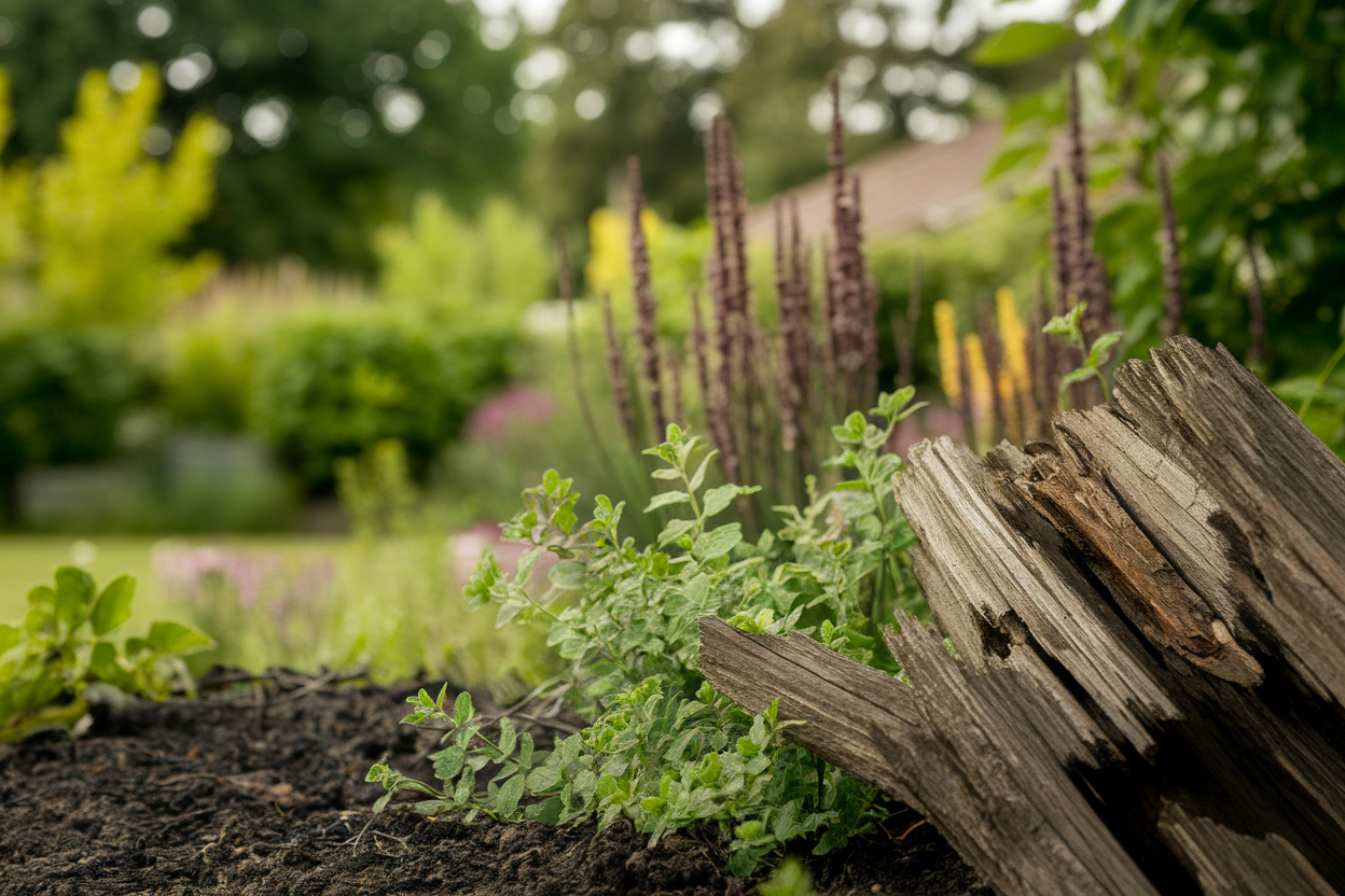 bois-endommage-avantplan-verdure