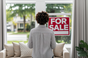 personne-dos-salon-fenetre-panneau-vente